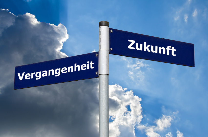 Schild Zukunft